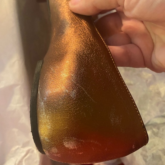 Salvatore Ferragamo Regale bronze flats - Picture 12 of 12